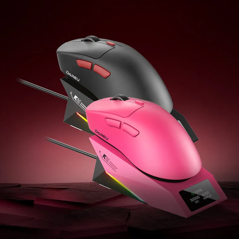 Dareu AE6 Pro mouse gaming negru 8K cu dock