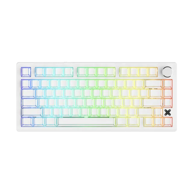 Dareu Flex 75 tastatura negru-gri RGB tri-mode knob