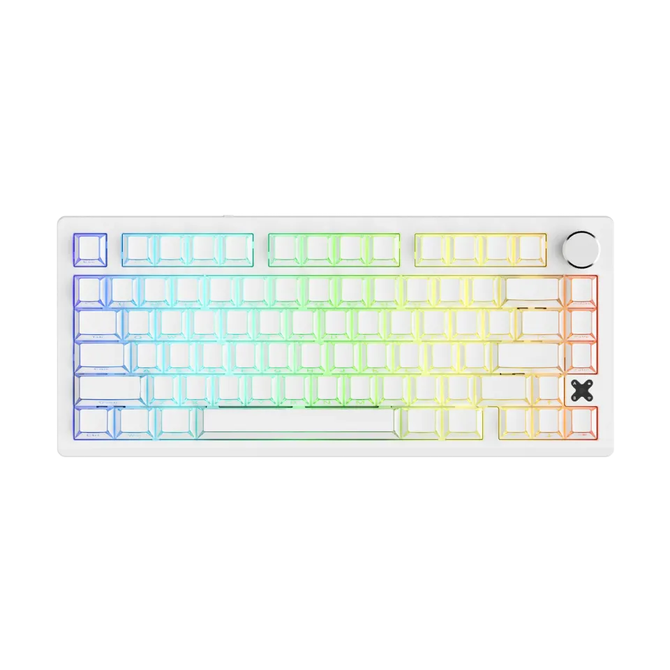 Dareu Flex 75 tastatura negru-gri RGB tri-mode knob
