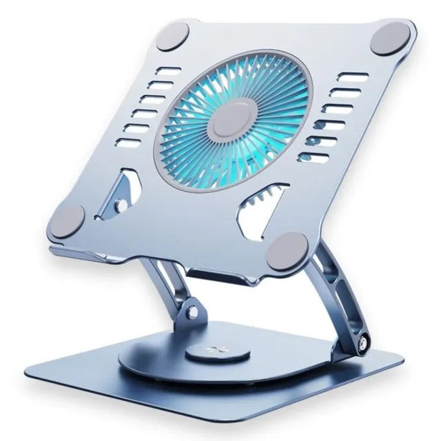 Timebox Suport laptop aluminiu cu ventilator 360°