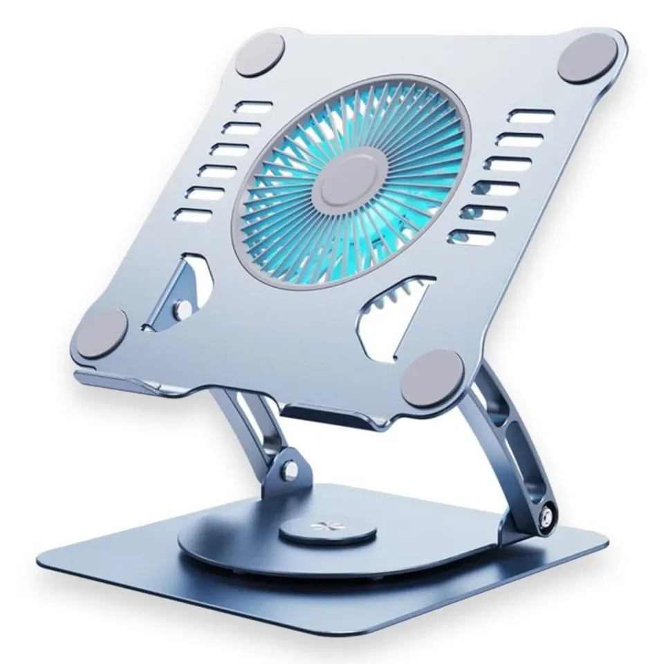 Timebox Suport laptop aluminiu cu ventilator 360°