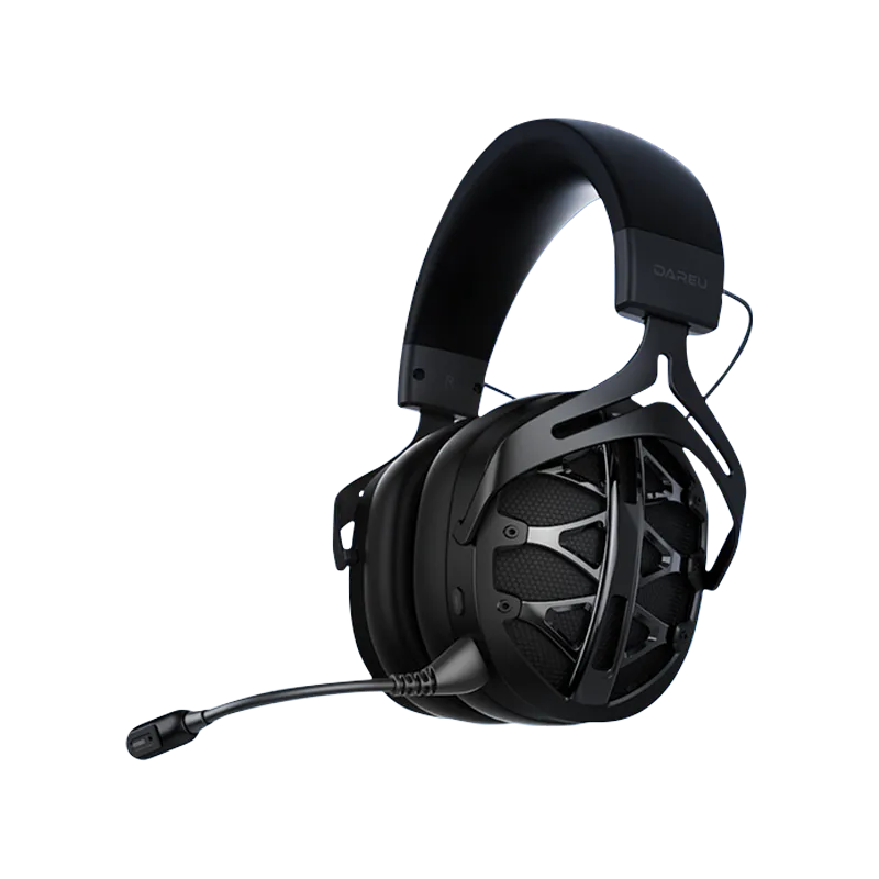 Dareu A5 Max casti gaming wireless negru cu dock 53mm