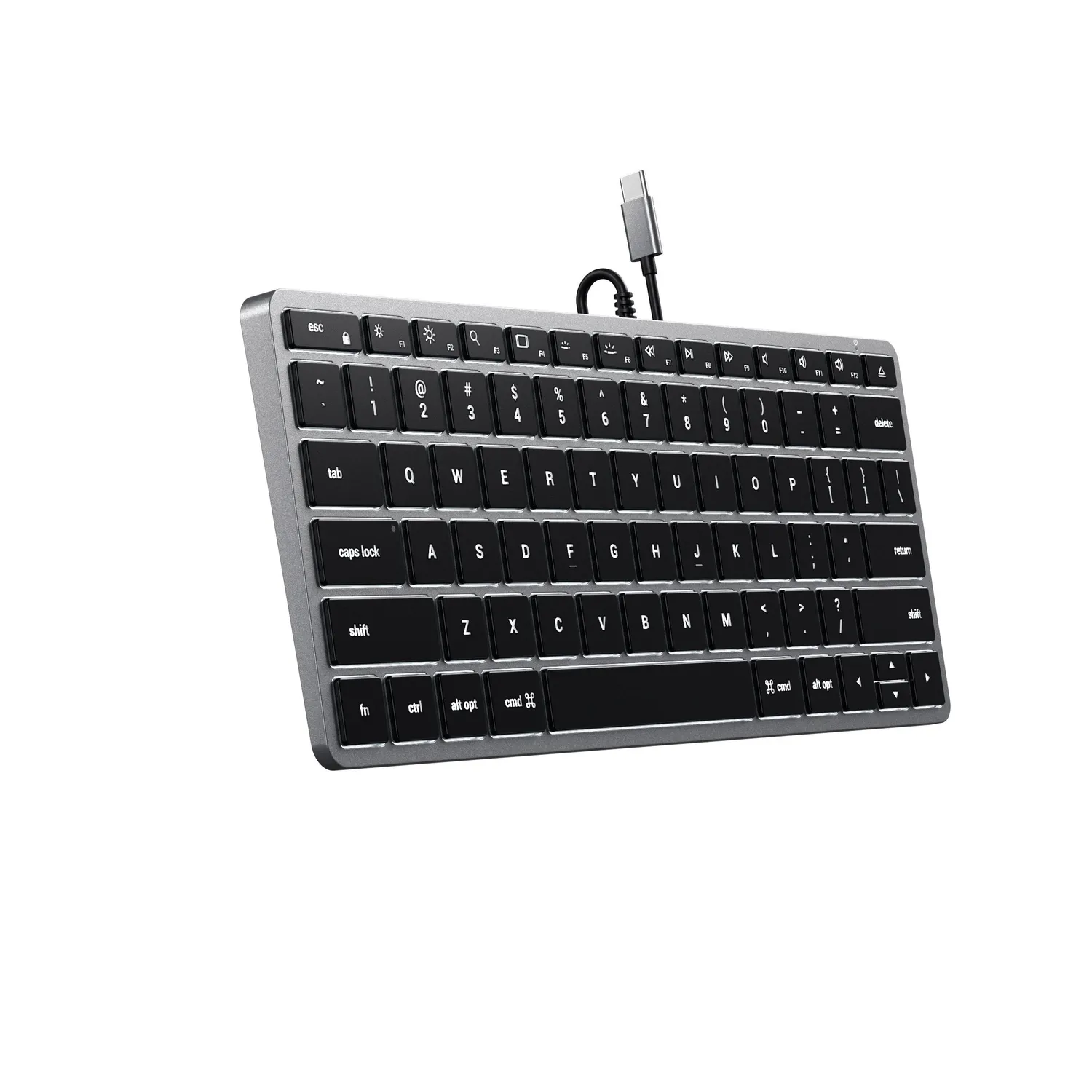 Satechi Slim W1 tastatura iluminata Space Gray