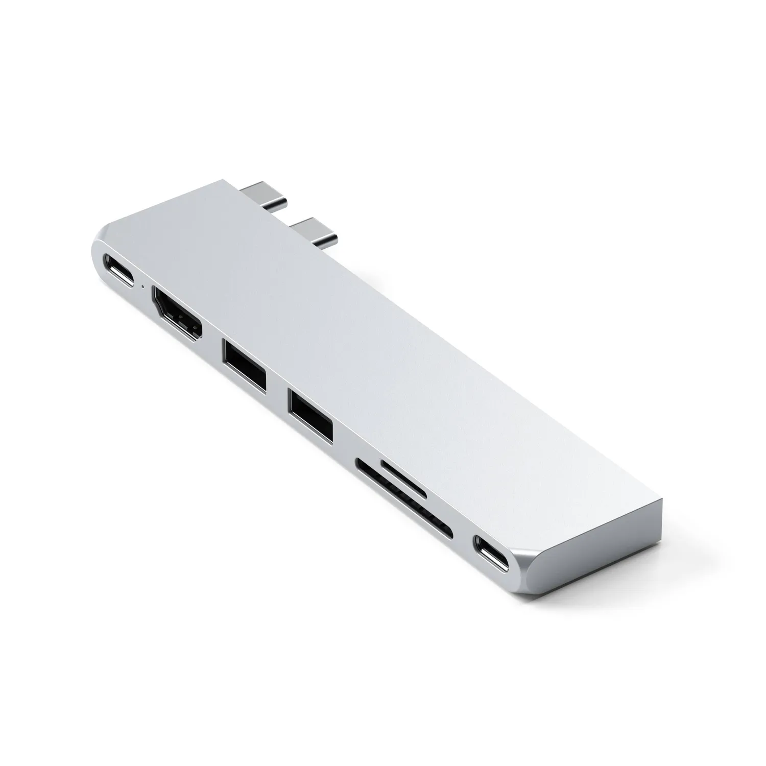 Satechi Pro Hub Slim statie andocare argintie 6-in-1