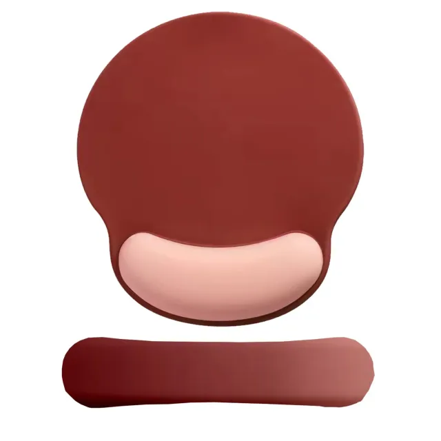 Timebox Mousepad ergonomic spumă memorie roșu wrist rest