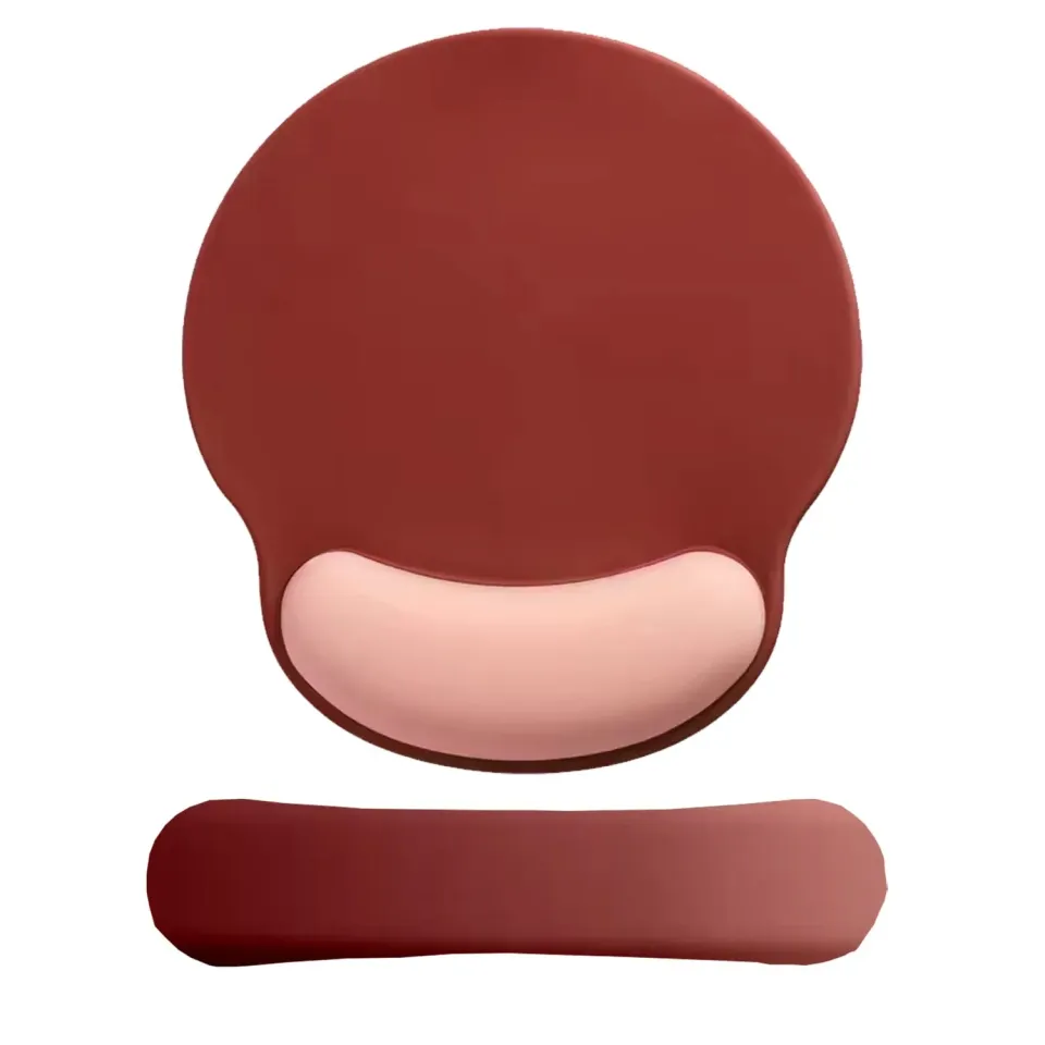 Timebox Mousepad ergonomic spumă memorie roșu wrist rest