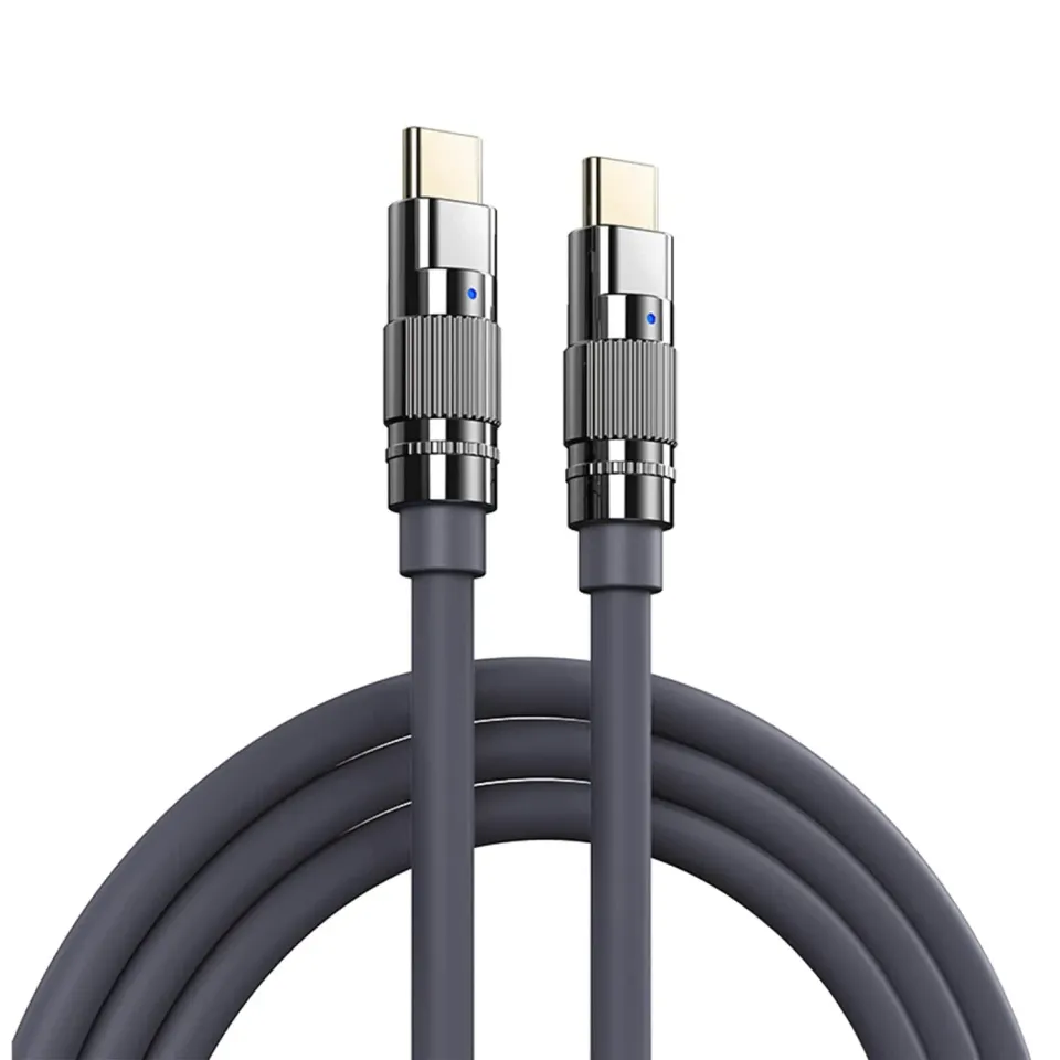 Timebox cablu USB-C 100W 1,2m negru incarcare rapida