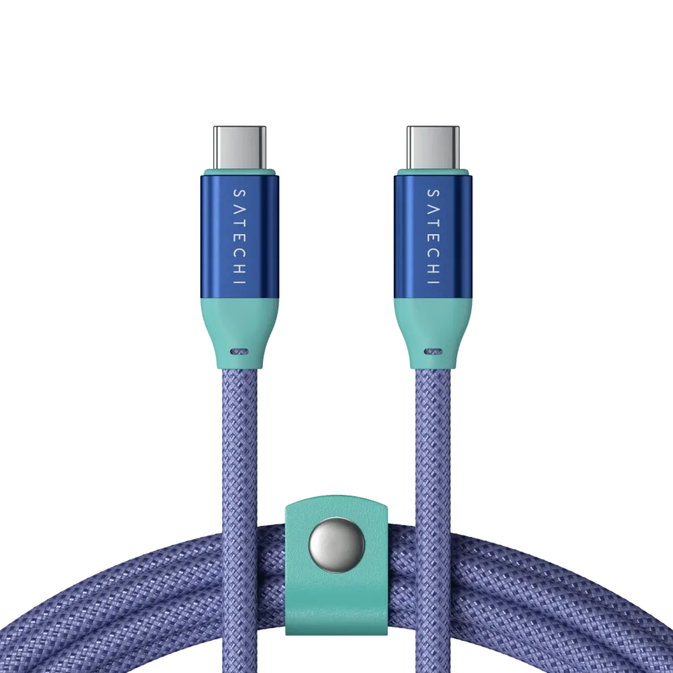 Satechi USB-C to USB-C Data and Charge cablu mov 240W 20Gbps