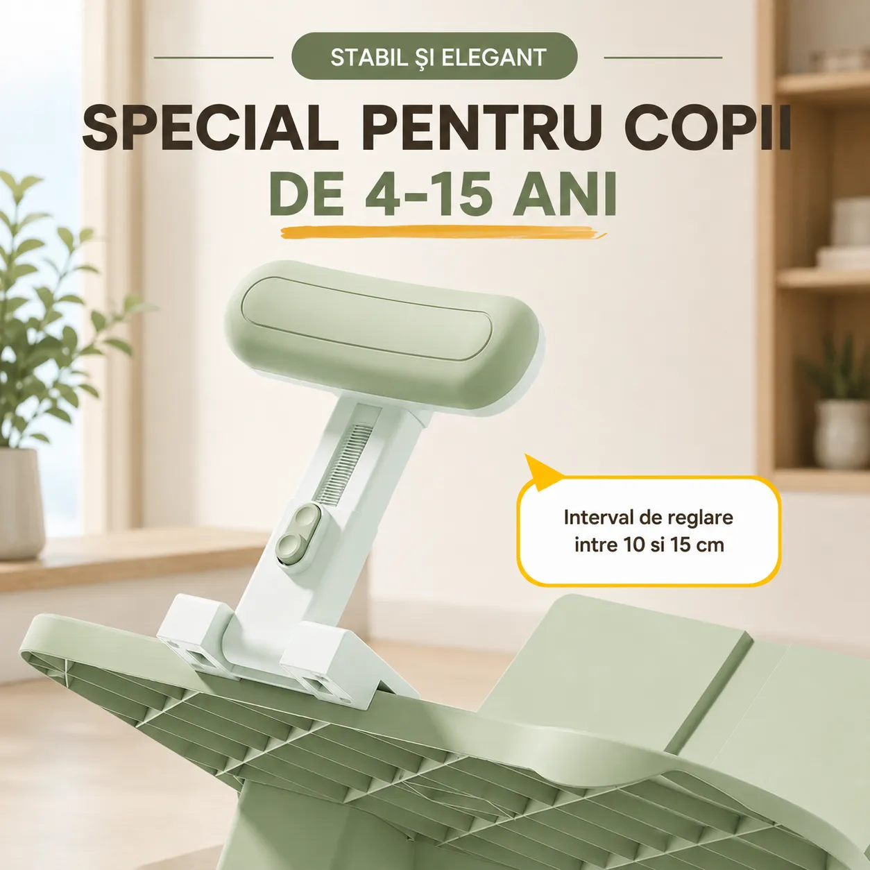 Corector postura copii Timebox 3-in-1 verde policarbonat