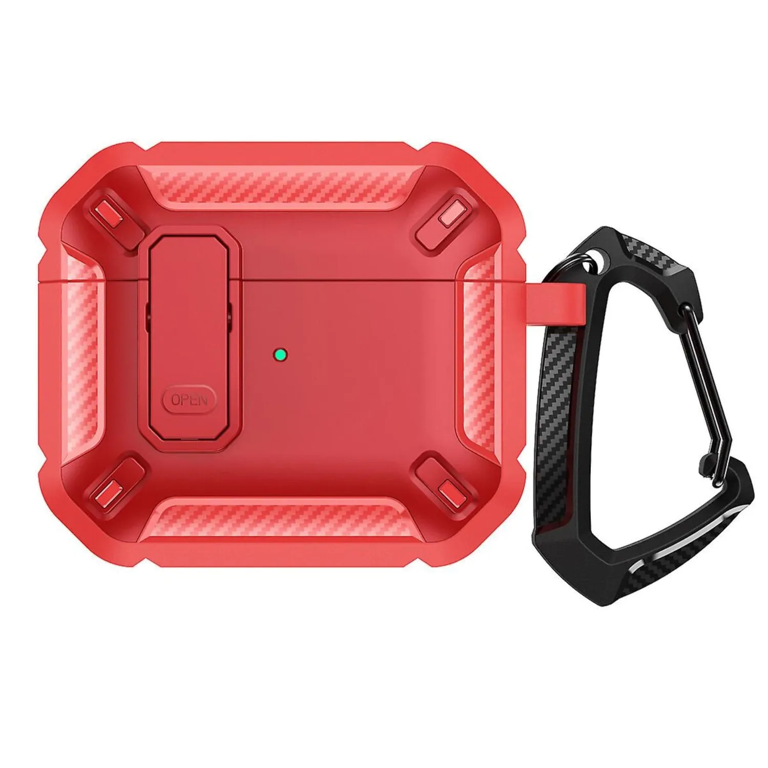 Timebox Husa protectie AirPods Pro rosu antisoc
