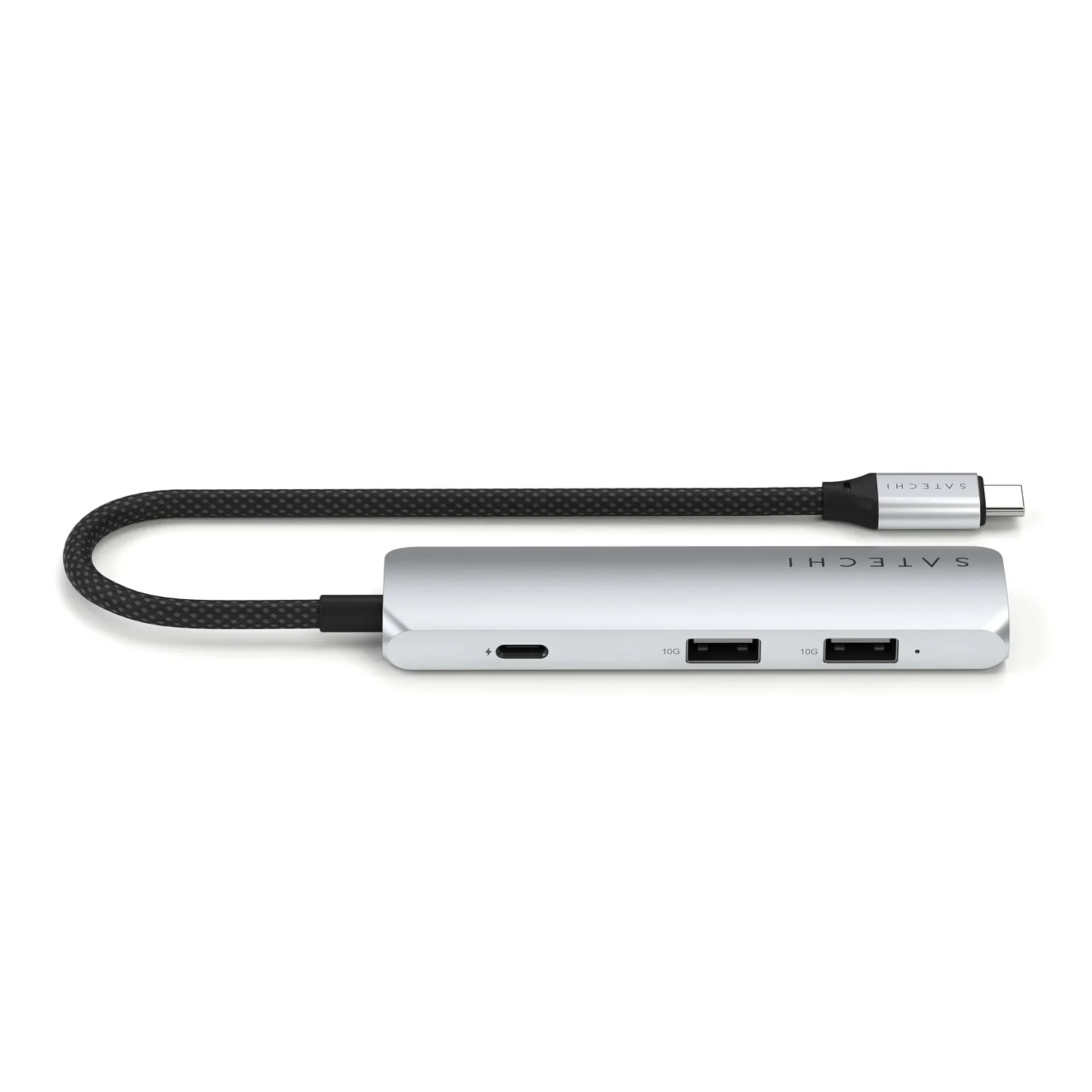 Satechi Slim 4-in-1 adaptor USB-C gri 4K 100W