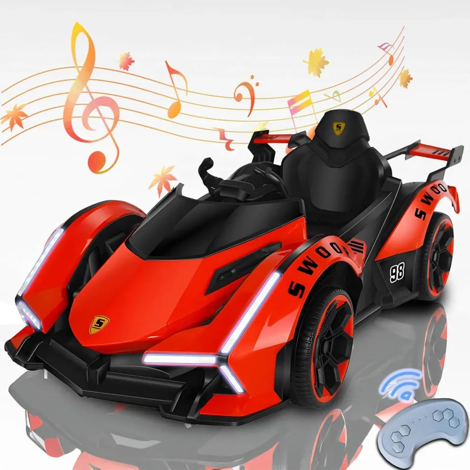 Timebox Kart Electric 12V 7AH masinuta drift rosie 390W