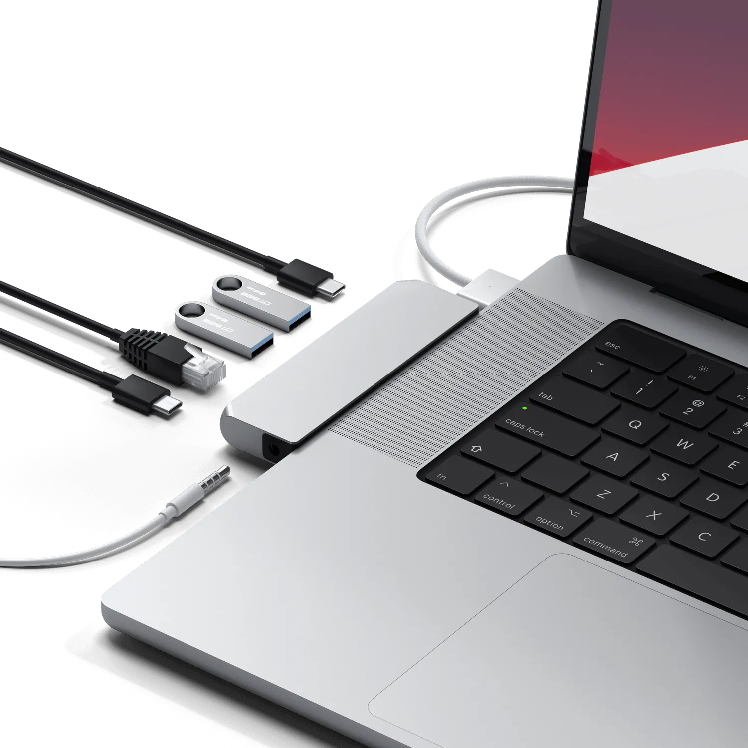 Satechi Pro Hub Mini hub USB-C MacBook Space Gray
