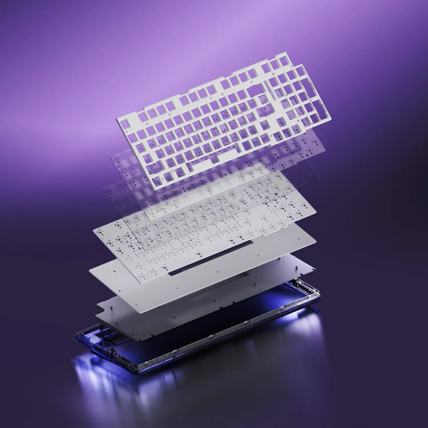 Dareu COOL 98 tastatura mecanica mov Power Purple 8000mAh
