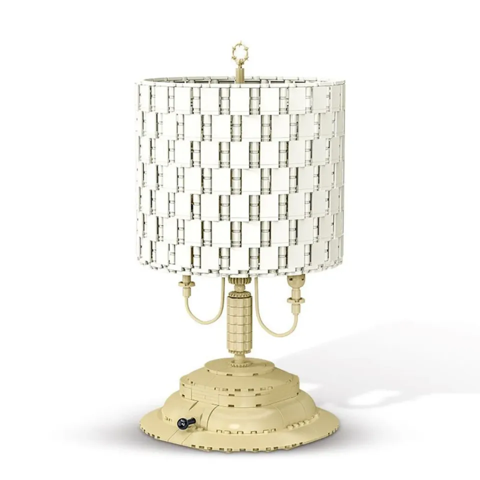 Timebox Retro Cilindrica lampa DIY 1433 piese cu lumina