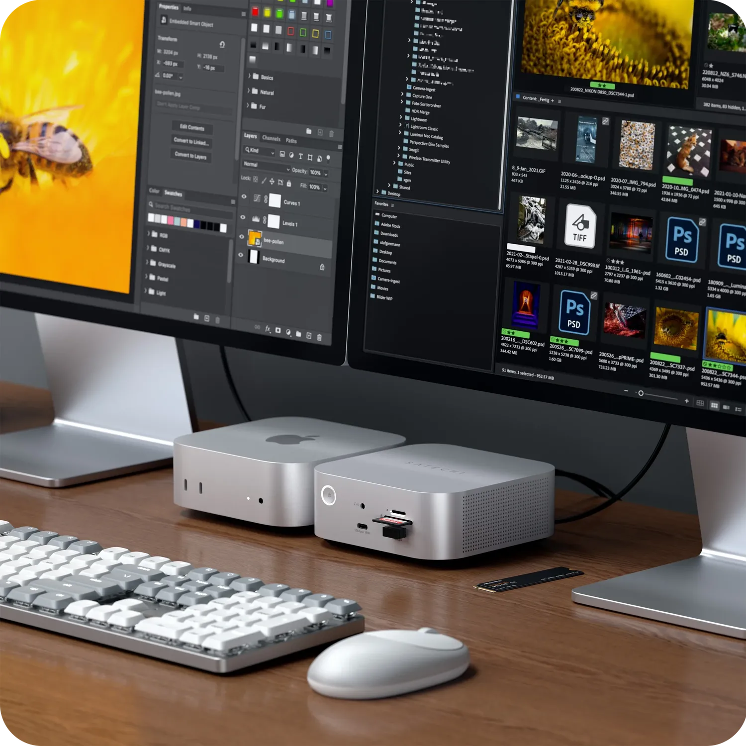 Satechi CubeDock Thunderbolt 5 statie andocare EU SSD 8K