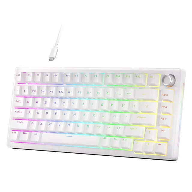 Kemove TMKB T81E tastatura mecanica RGB creamy