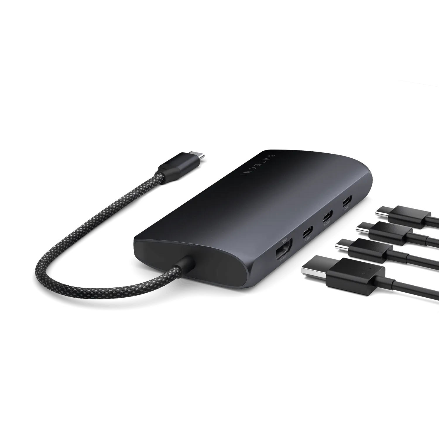 Satechi USB-C Multiport Adapter 8K V3 adaptor Space Gray