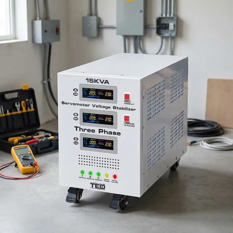 Stabilizator 15KVA-SVC 12kW trifazat servomotor TED000101