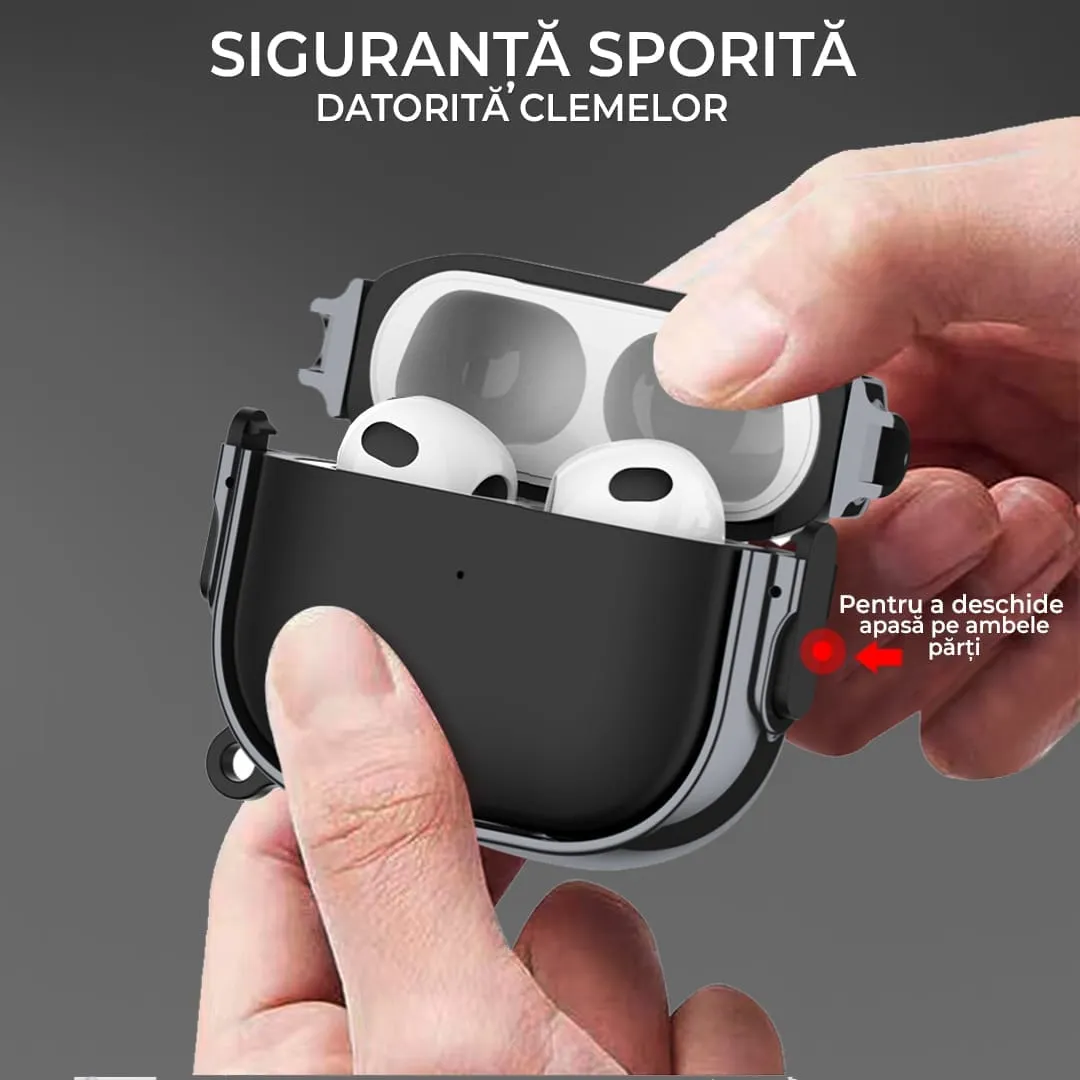 Timebox husa protectie Airpods Pro negru