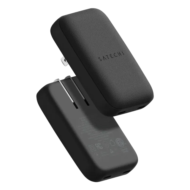 Satechi OntheGo 67W incarcator perete negru GaN slim