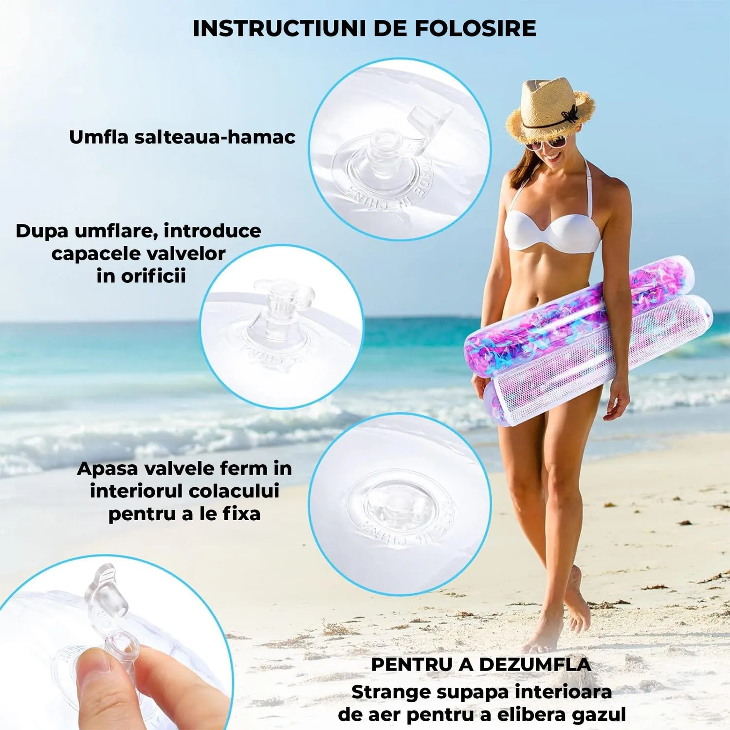 Timebox Colac Transparent Roz Plasa Piscina