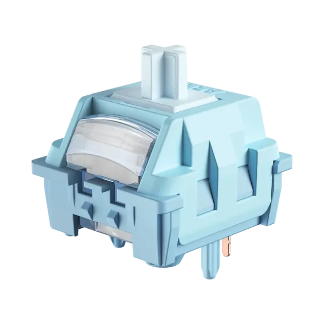 MonsGeek U1 Creamy Blue switch tactil lubed
