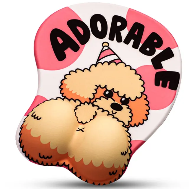 Timebox Mousepad Ergonomic Puppy Wrist Rest