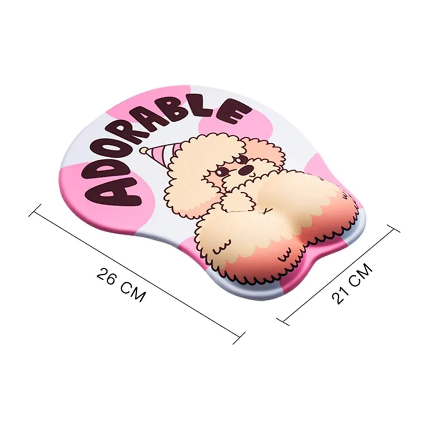Timebox Mousepad Ergonomic Puppy Wrist Rest