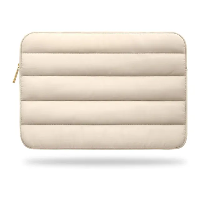Timebox Geantă Laptop 15 inch Bej Impermeabilă