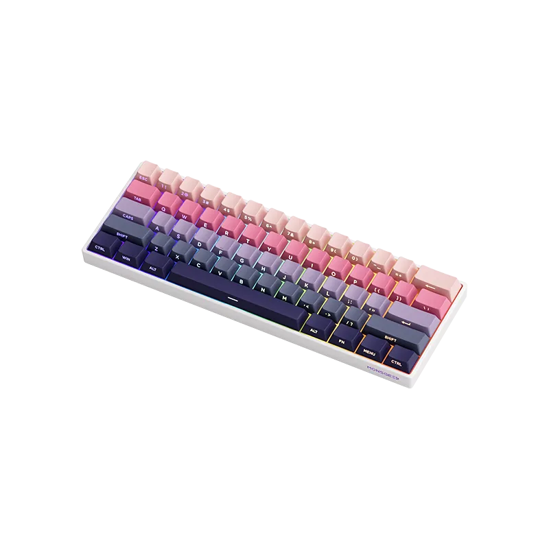 MonsGeek FUN60 Phantom Tastatură Pink Gradient 60%