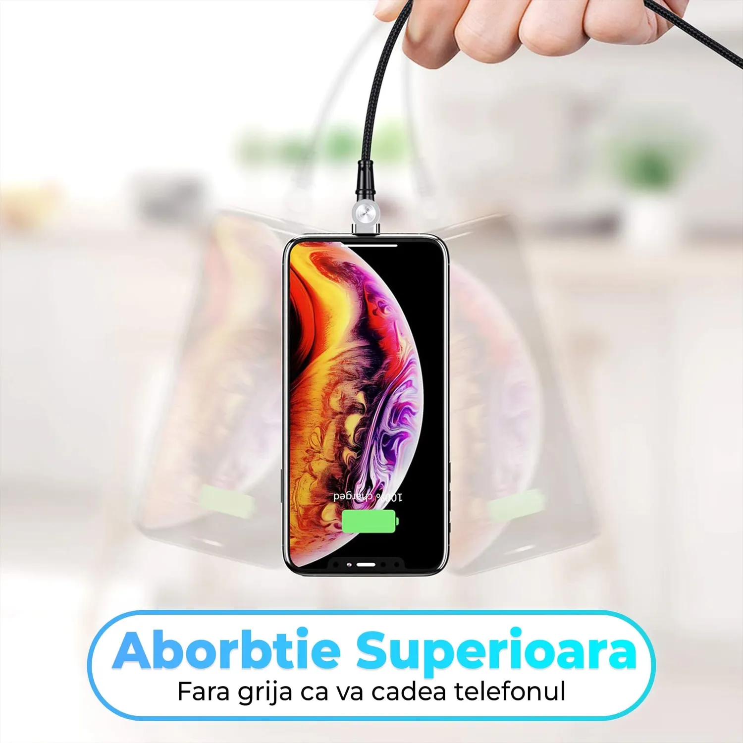 Timebox 3 în 1 cablu încărcare magnetic 60W 1m