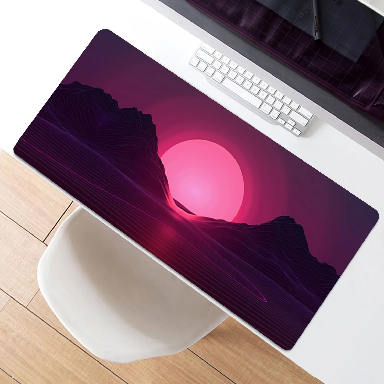 Timebox mousepad gaming XXL 80x40 cm multicolor impermeabil