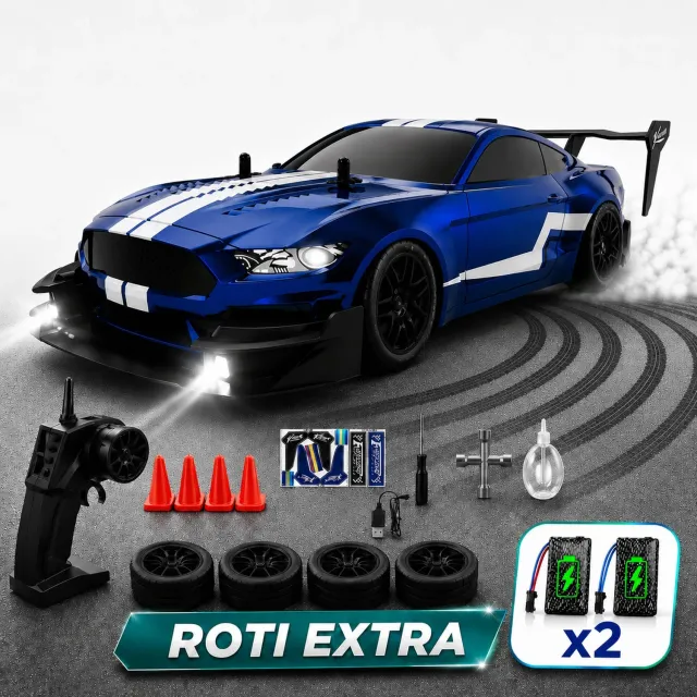 Timebox Drift 4x4 masina cu telecomanda 30km/h albastru inchis