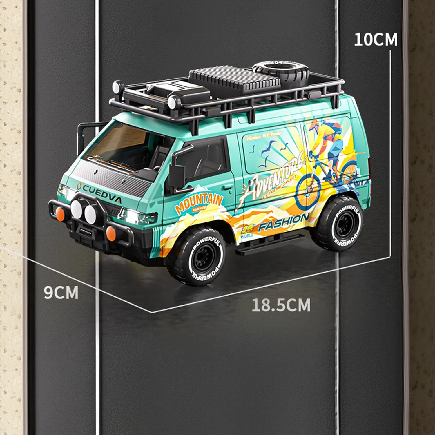 Timebox Van Off-Road masina RC 4WD verde