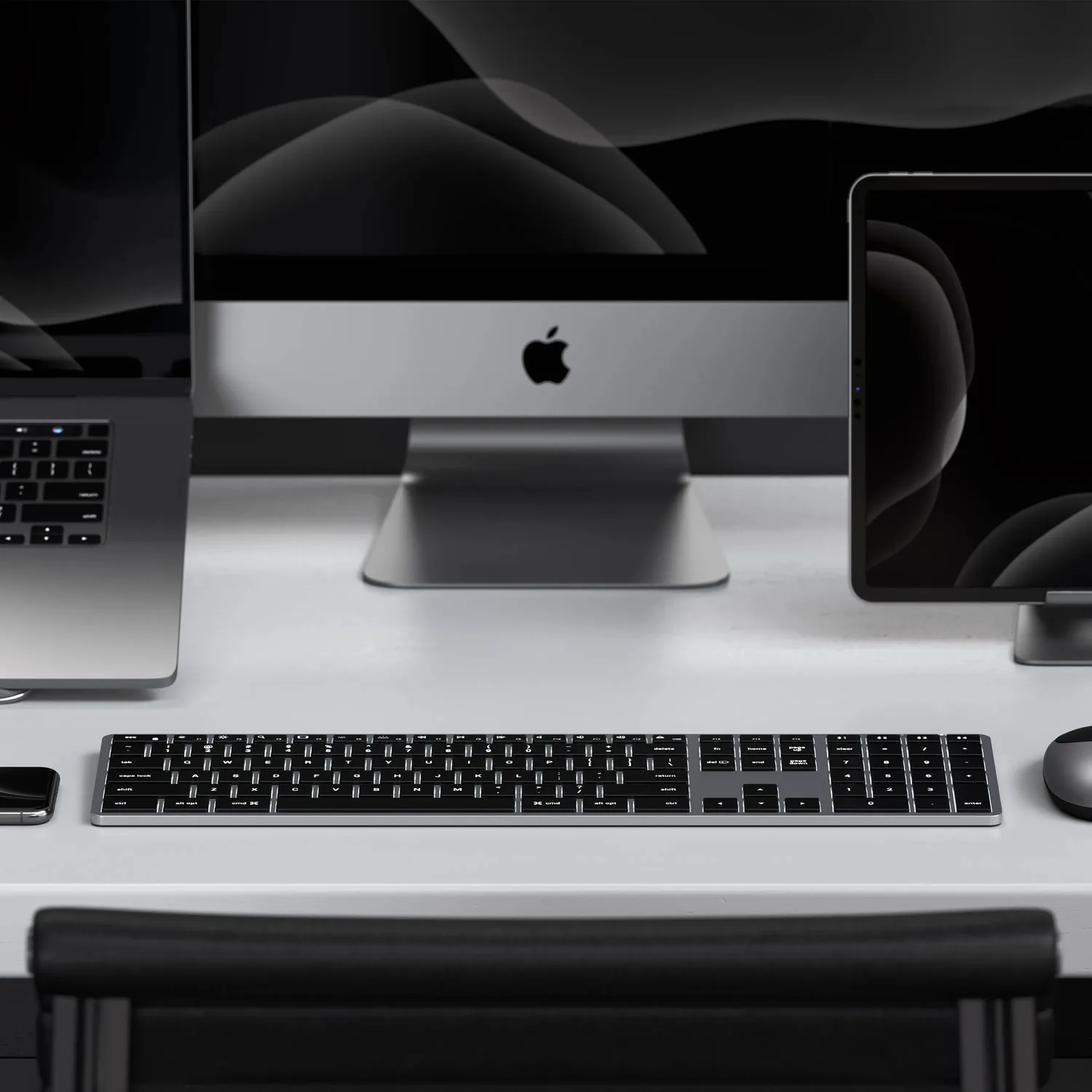 Satechi Slim X3 tastatura Bluetooth Space Gray iluminata