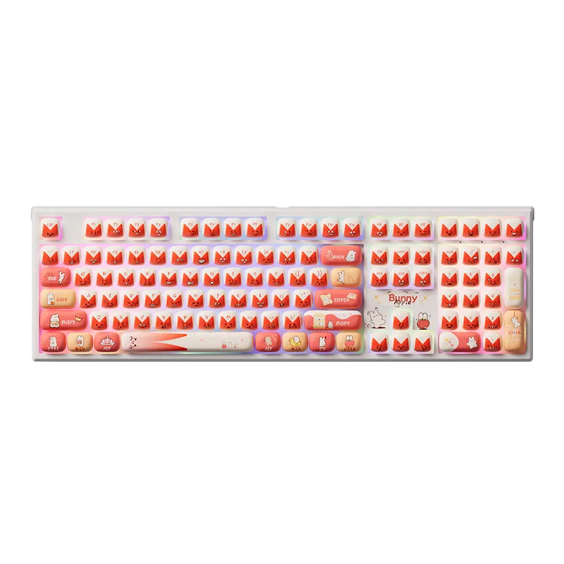 MonsGeek MG108B tastatura mecanica Bunny Apple 108 taste