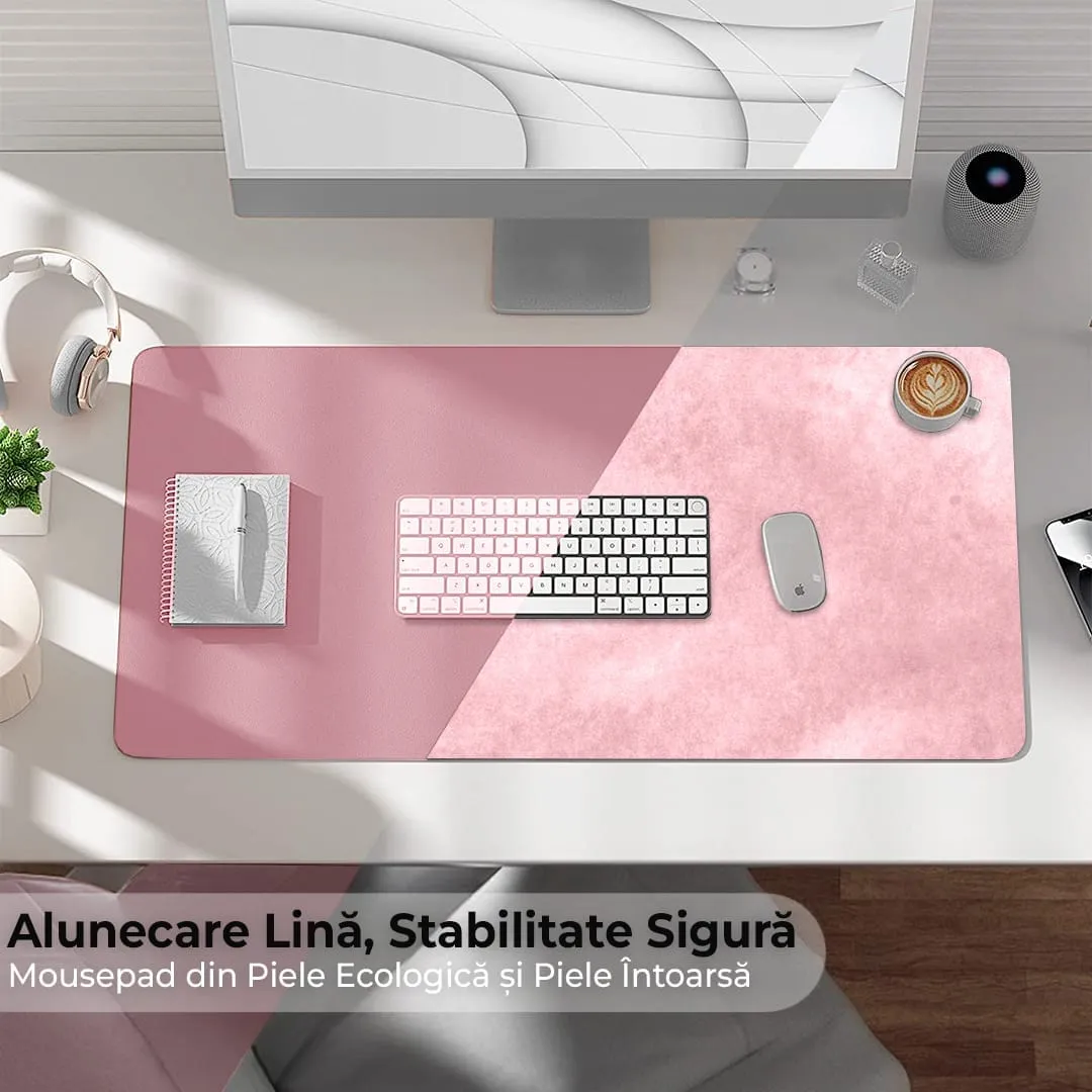 Timebox Mousepad office XXL 80x40cm negru impermeabil