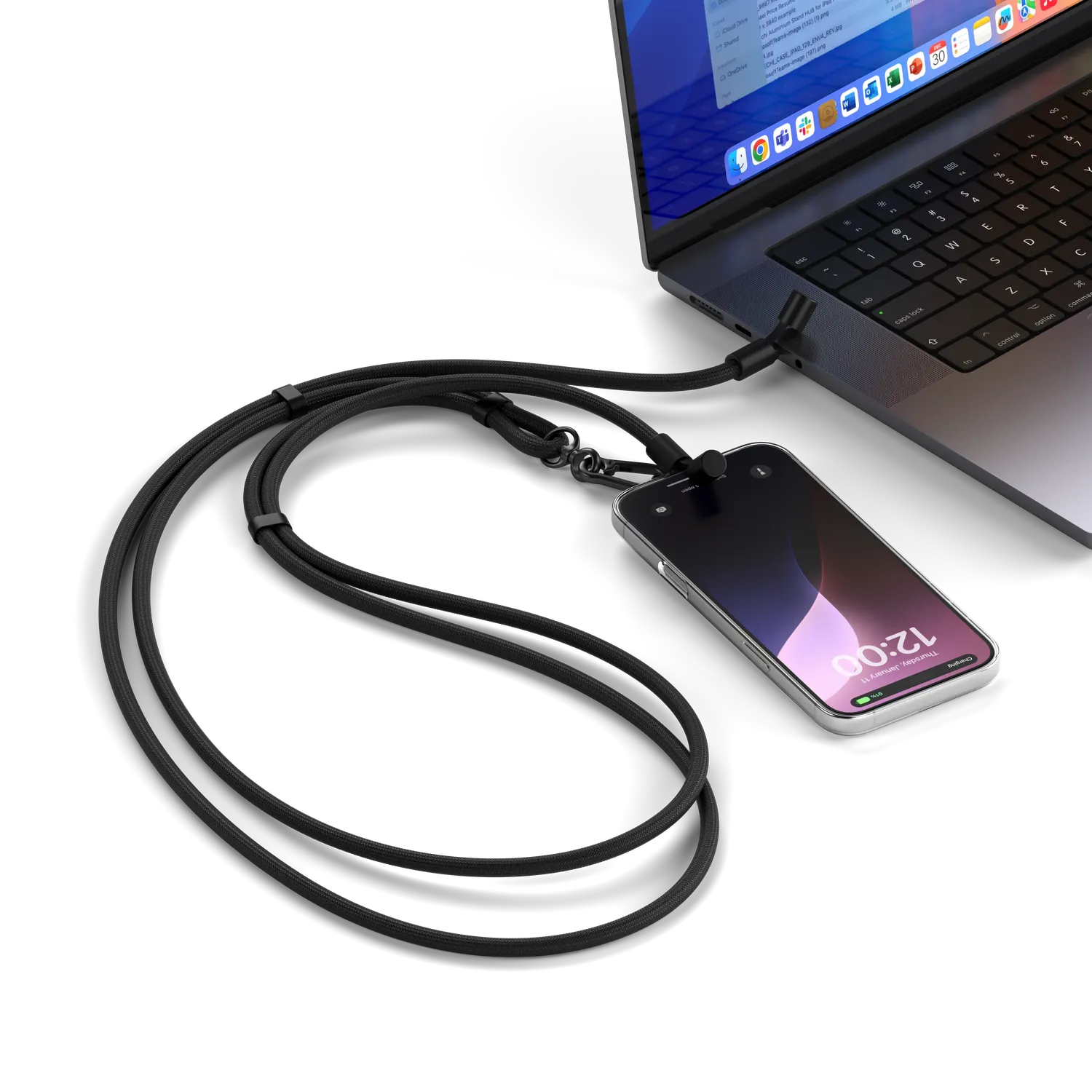 Satechi OntheGo cablu USB-C lanyard încărcare rapidă