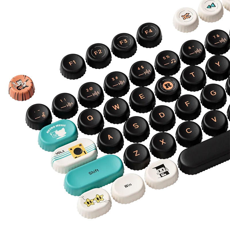 MonsGeek BottleCap set keycaps 131 taste PBT profil