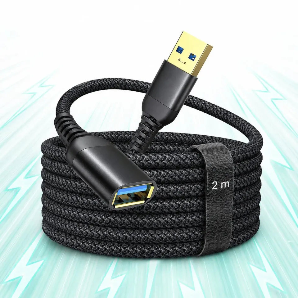 Timebox cablu prelungire USB 3.0 Type-C 2m Fast Charge