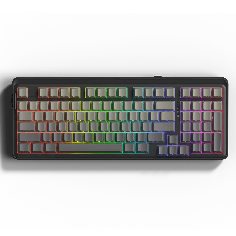 Dareu A98 tastatura gaming gri side-print 4000mAh