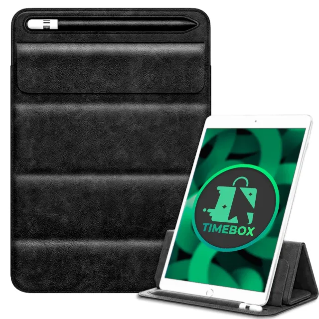 Timebox Husa iPad 9.7/10.2/10.5/11 Neagra cu Suport Pix