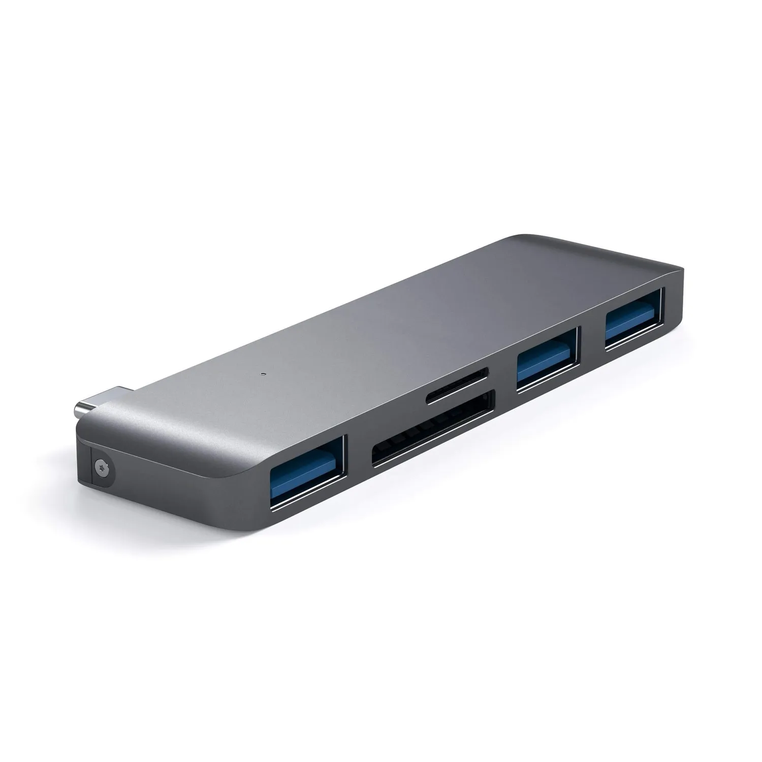 Satechi Type-C 3-in-1 hub USB 3.0 SD gri spatial