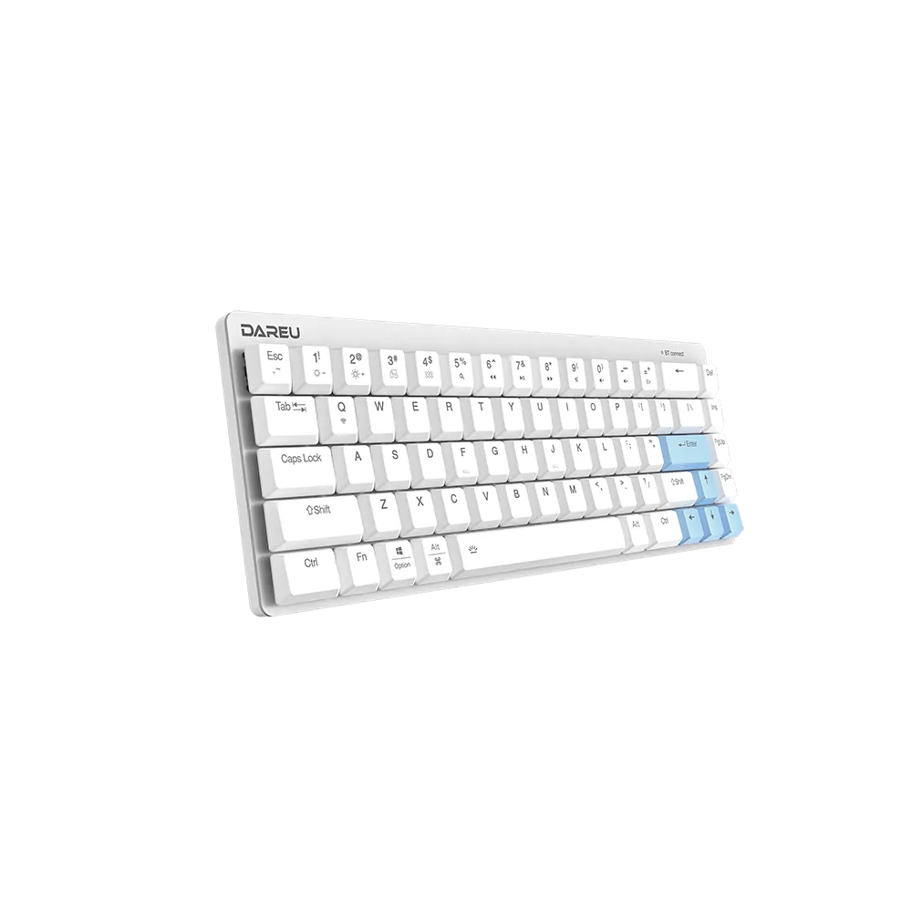 Dareu EK868 tastatura mecanica alba switch rosu