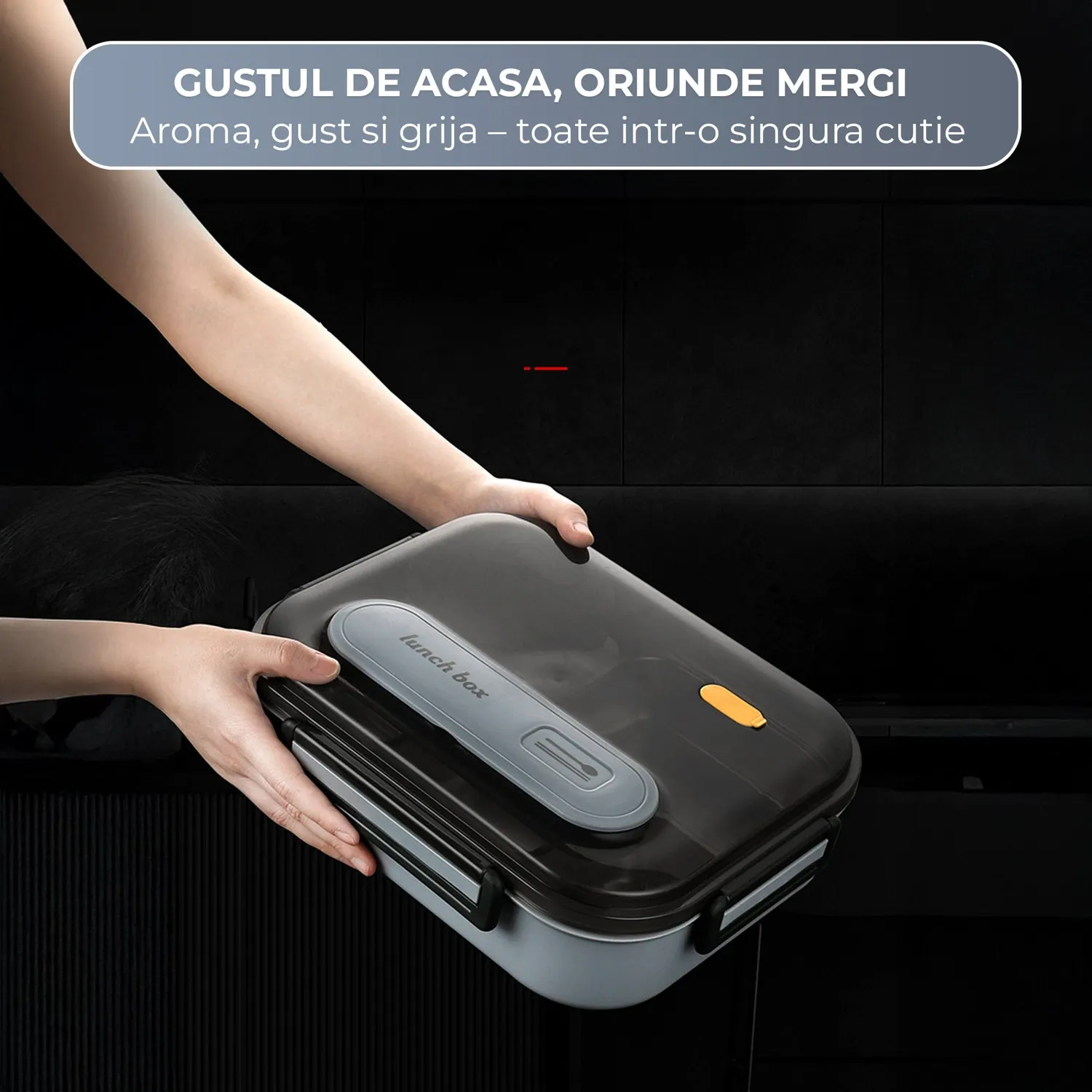 Timebox 316 Inox caserola pranz albastra 2.1L etansa