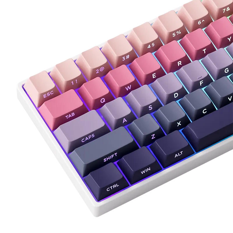 MonsGeek FUN60 Phantom Tastatură Pink Gradient 60%