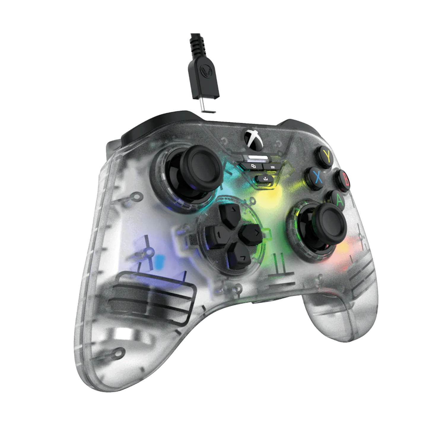 snakebytes Gamepad RGB X controller transparent RGB Xbox
