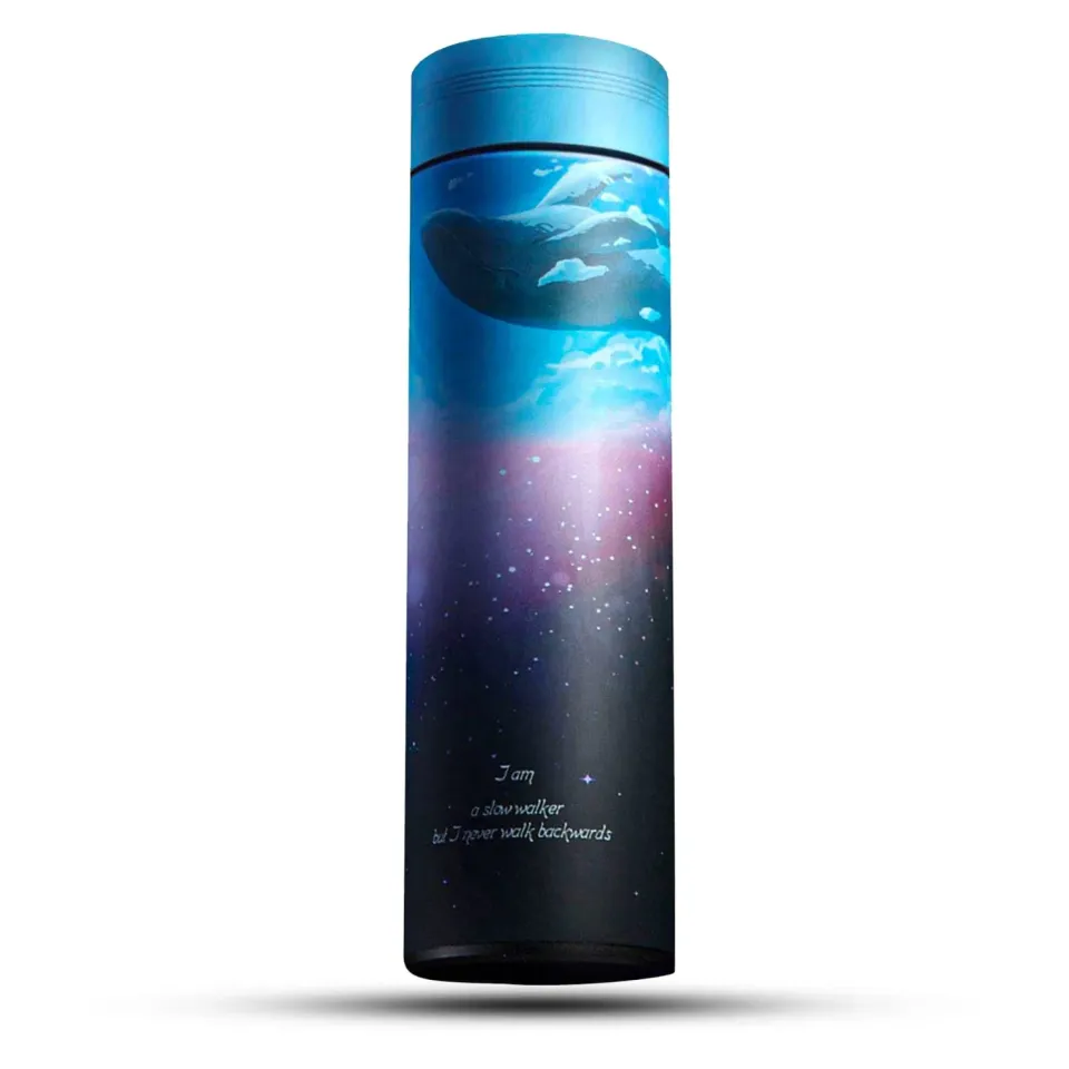Cană termos Timebox 450ml inox perete dublu multicolor
