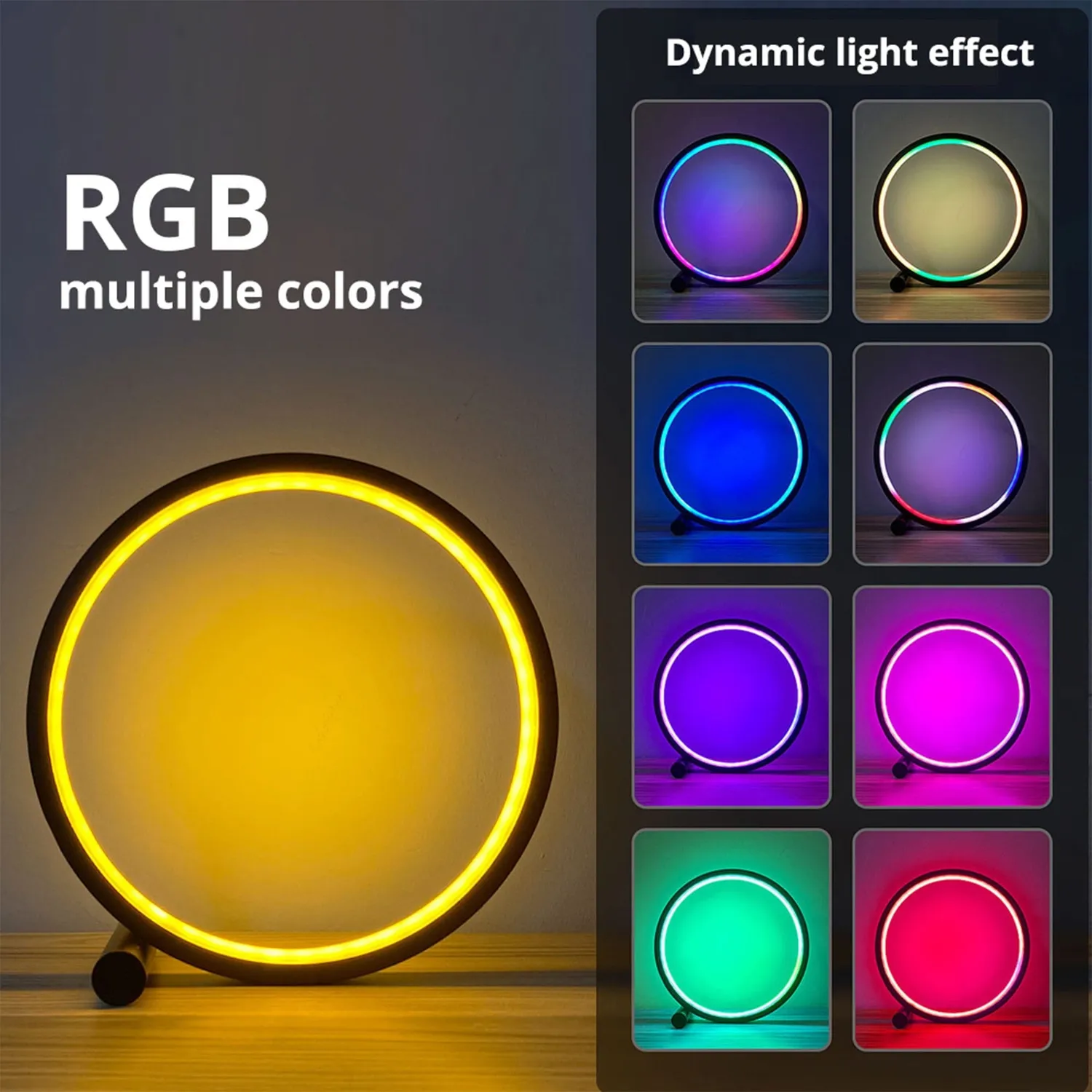 Timebox Lampa LED Smart RGB noptiera control aplicatie